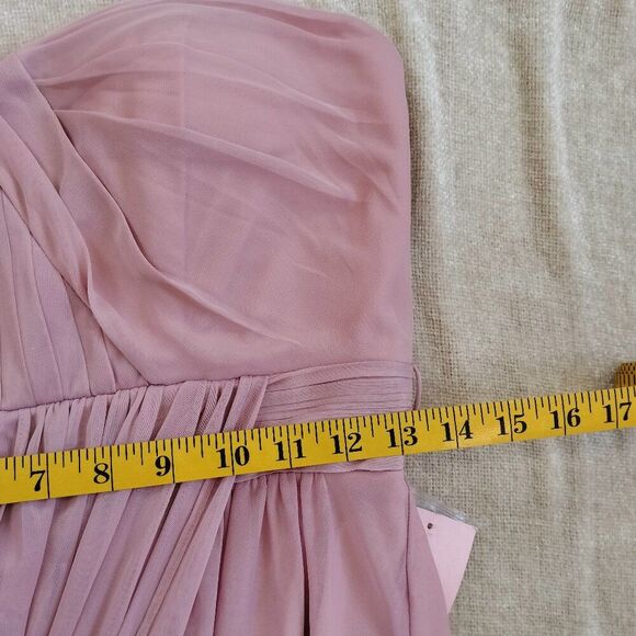 NWT Birdy Grey Dress CHICKY CONVERTIBLE DRESS MESH ROSE QUARTZ Formal Sz M - Picture 4 of 8